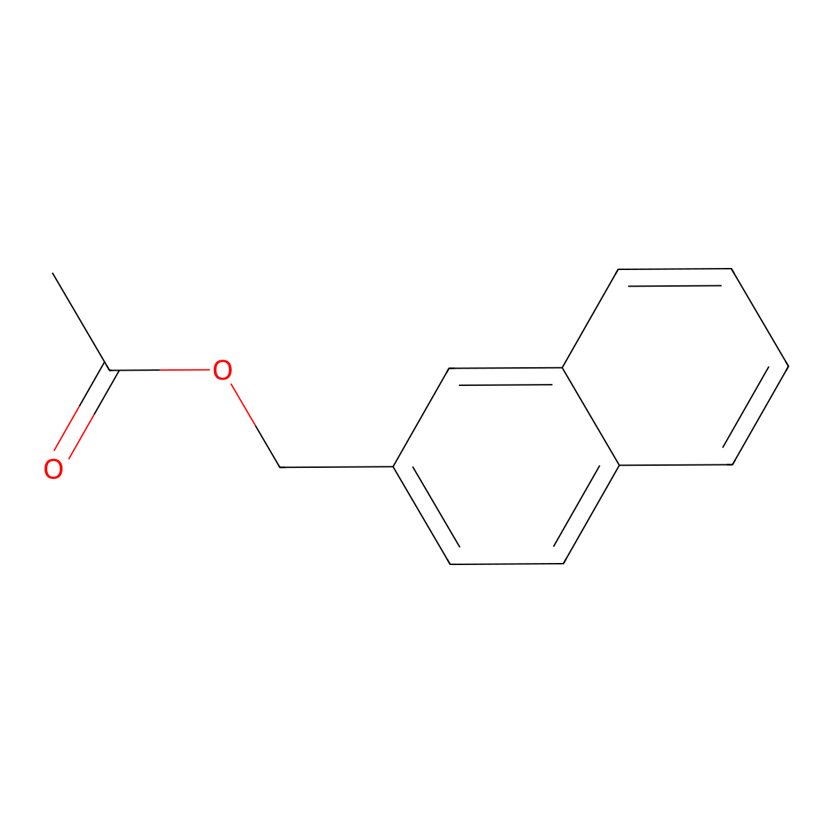 Naphthalen-2-ylmethyl acetate molecular structure, CAS 35480-23-0