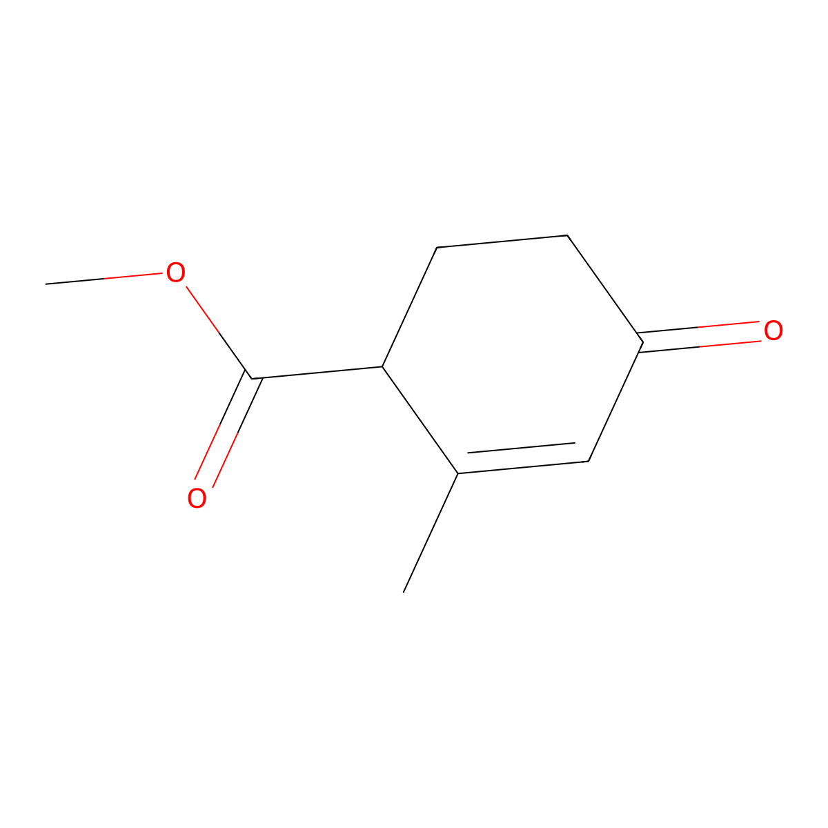 Methyl 2-methyl-4-oxocyclohex-2-enecarboxylate molecular structure, CAS 35490-07-4