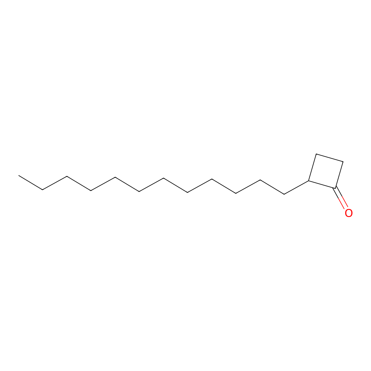 2-Dodecylcyclobutanone molecular structure, CAS 35493-46-0