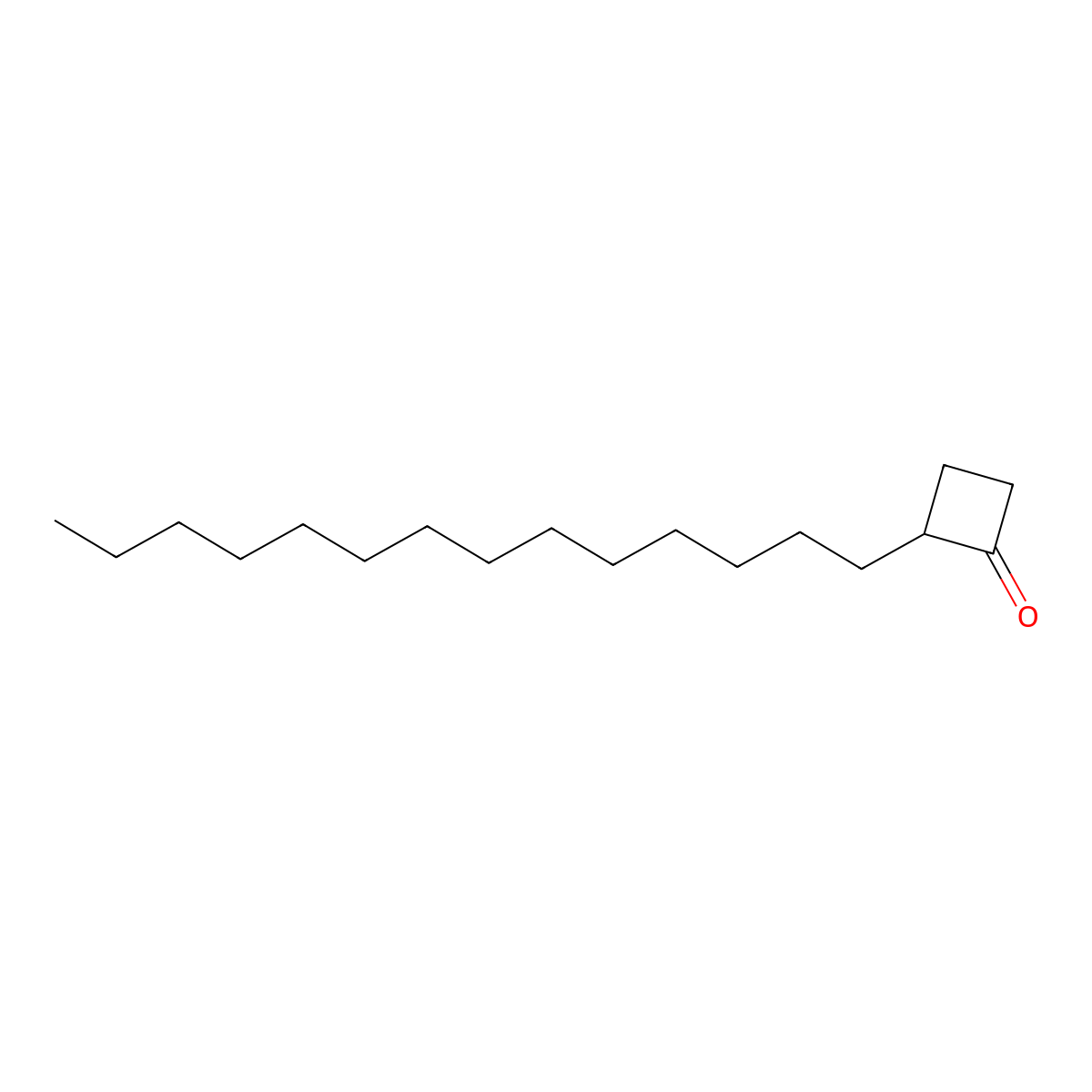 2-Tetradecylcyclobutanone molecular structure, CAS 35493-47-1