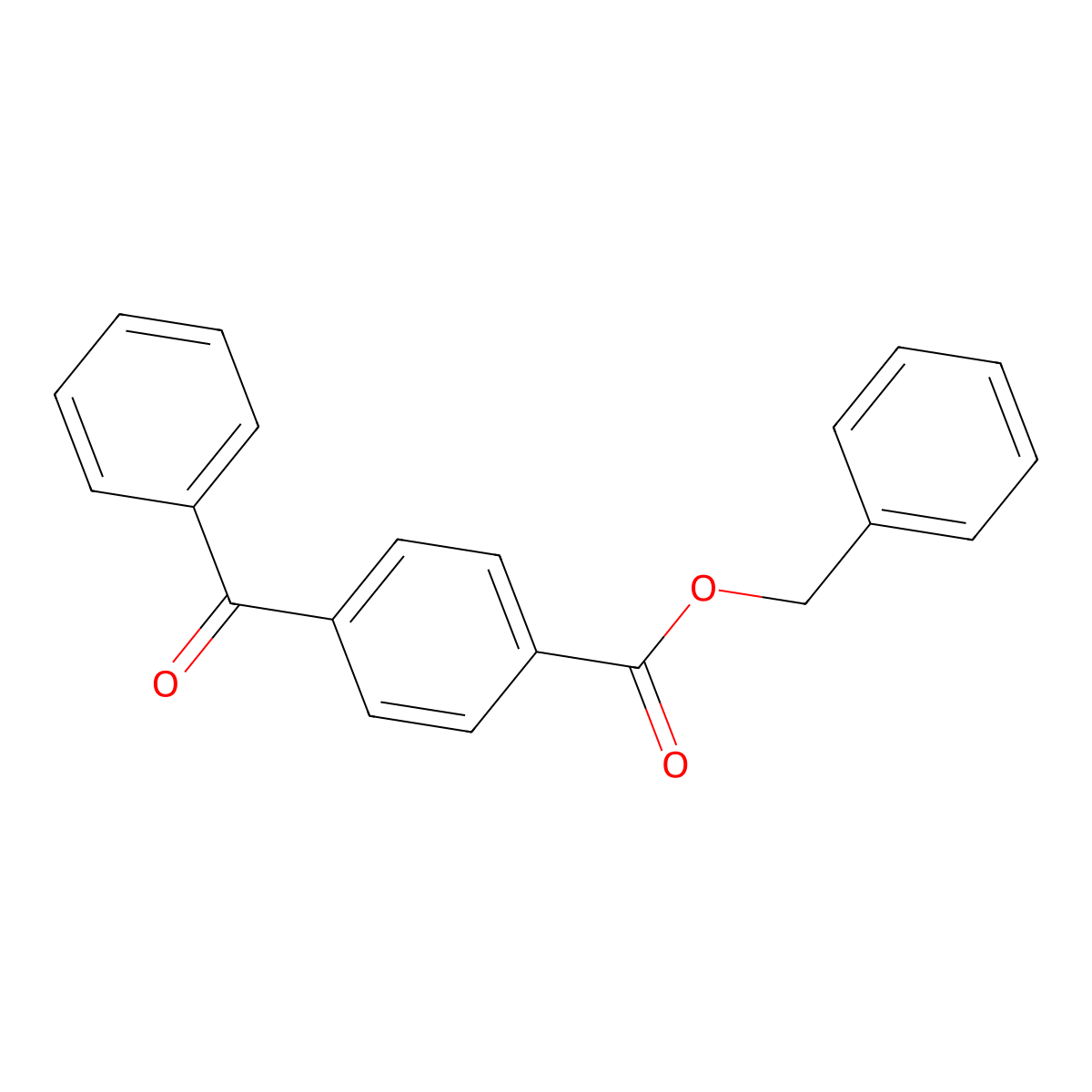 Benzyl 4-(phenylcarbonyl)benzoate molecular structure, CAS 354991-12-1