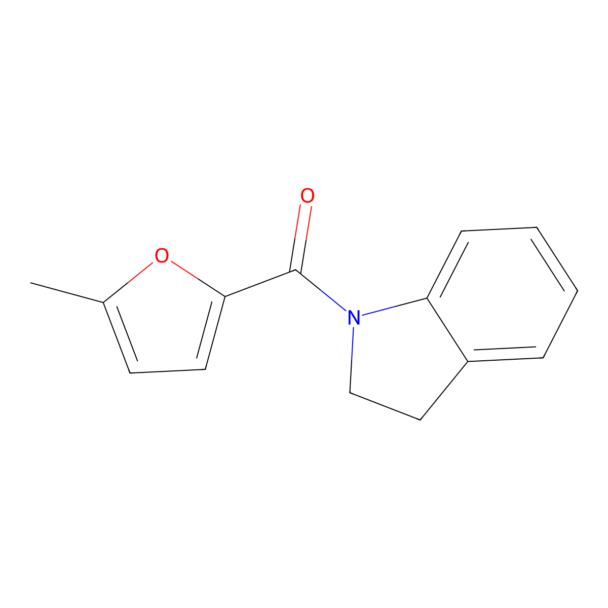 1-(5-Methyl-2-furoyl)indoline molecular structure, CAS 354996-22-8