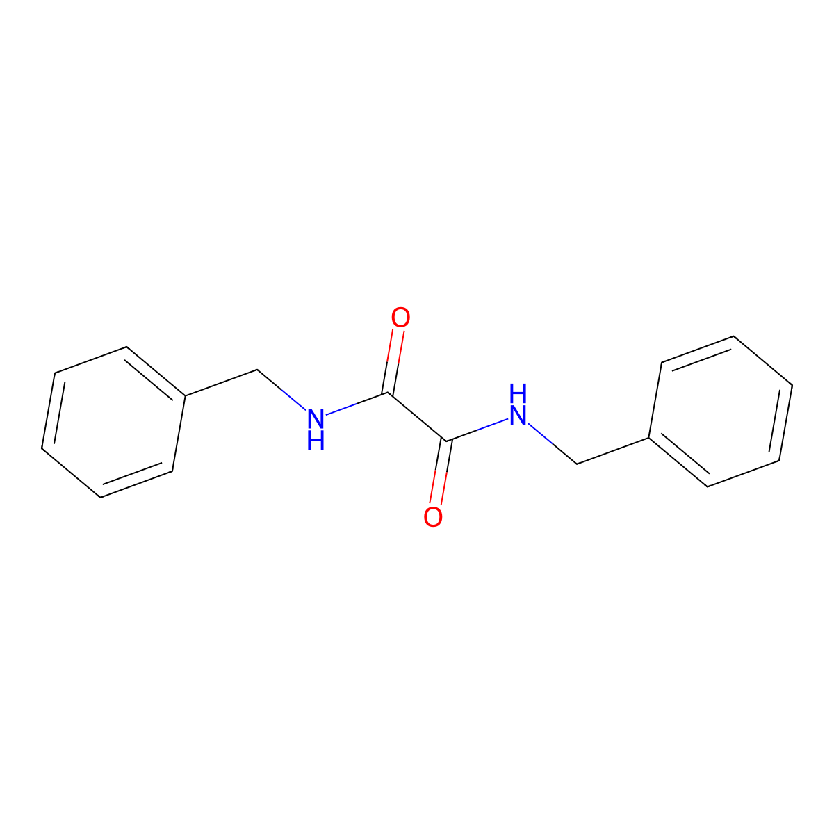 N,N'-Dibenzyloxamide molecular structure, CAS 3551-78-8