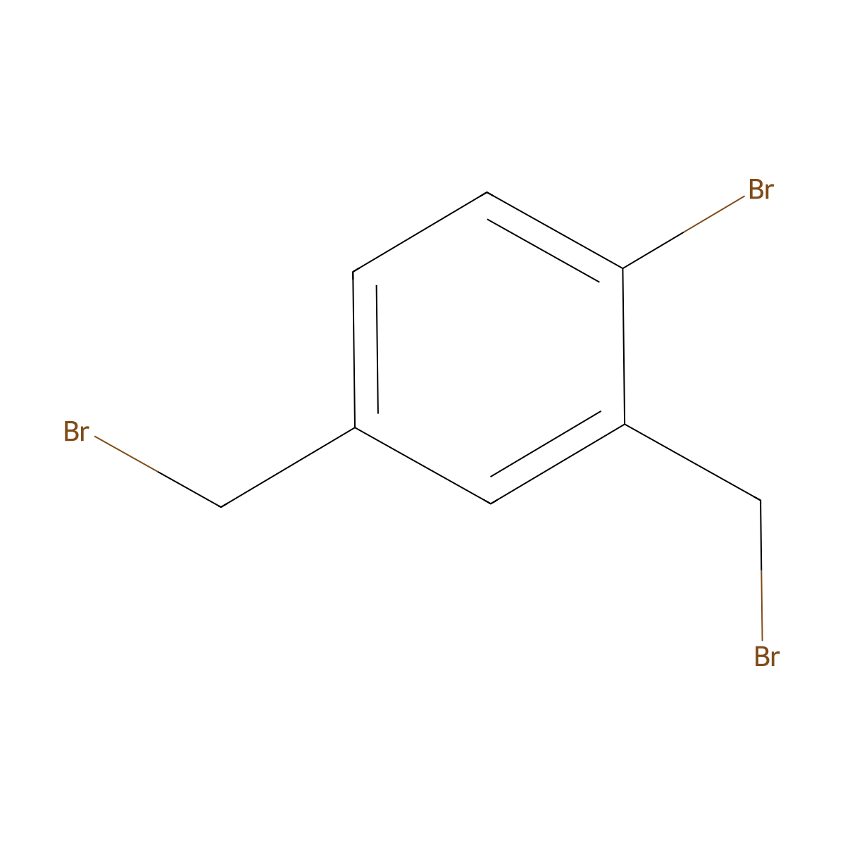 1-Bromo-2,4-bis(bromomethyl)benzene molecular structure, CAS 35510-04-4