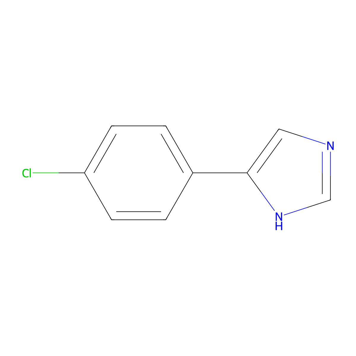 4-(4-Chlorophenyl)Imidazole molecular structure, CAS 35512-29-9