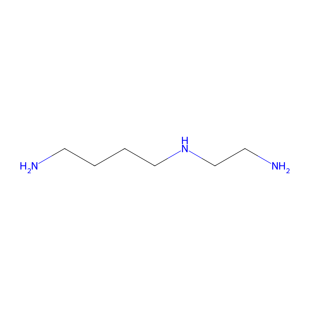 N1-(2-Aminoethyl)-1,4-butanediamine molecular structure, CAS 35513-87-2