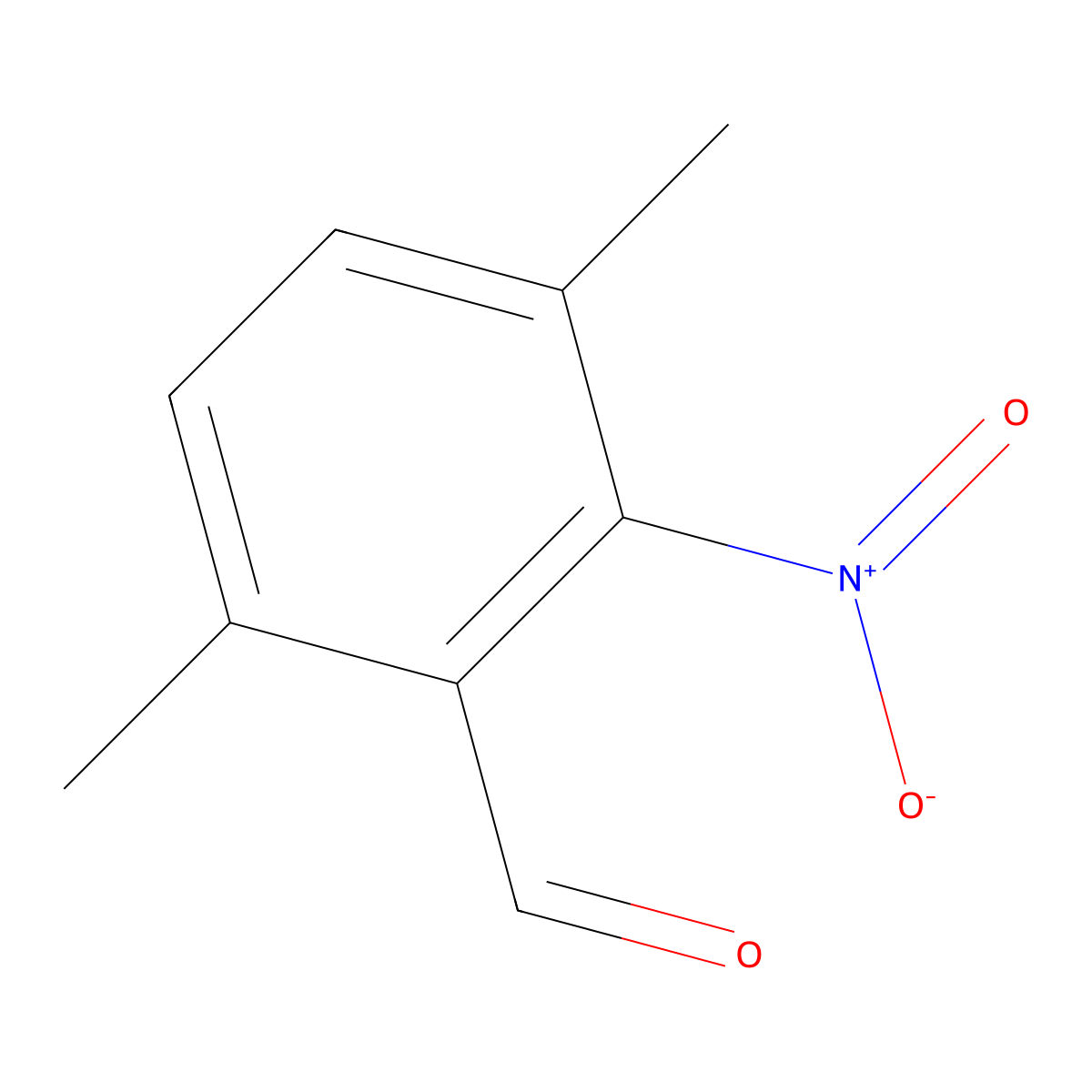 3,6-Dimethyl-2-nitrobenzaldehyde molecular structure, CAS 355133-81-2