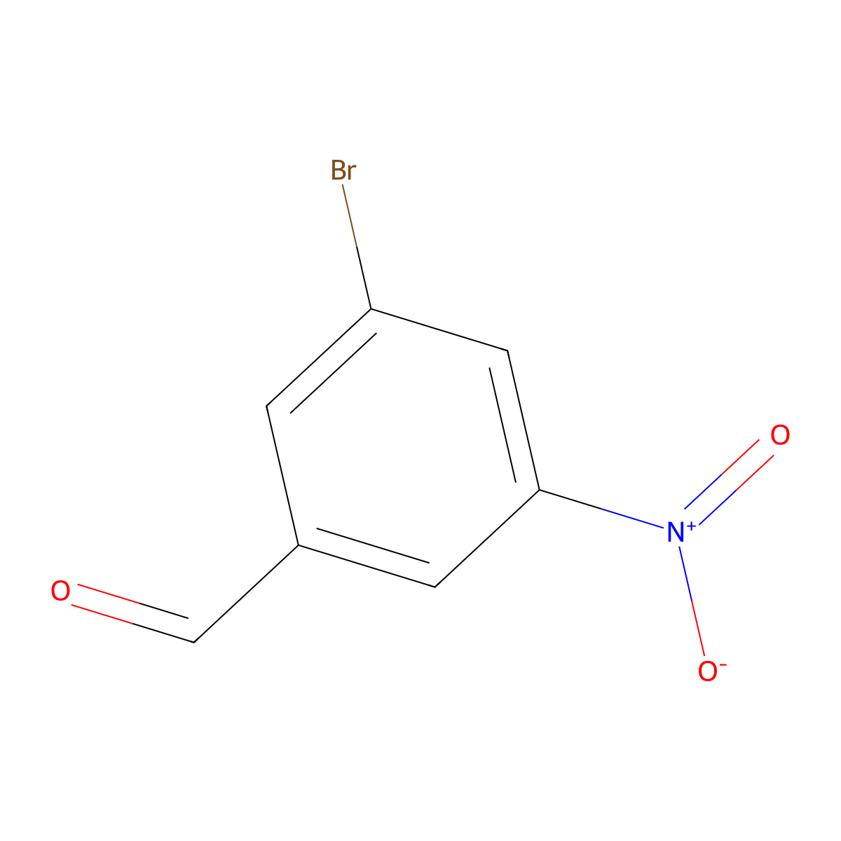 3-Bromo-5-nitrobenzaldehyde molecular structure, CAS 355134-13-3