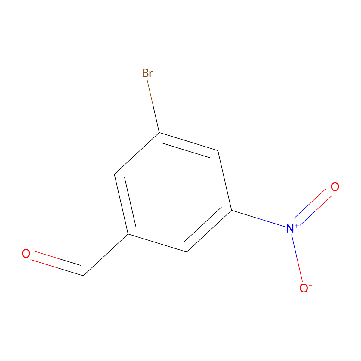 3-Bromo-5-nitrobenzaldehyde molecular structure, CAS 355134-13-3