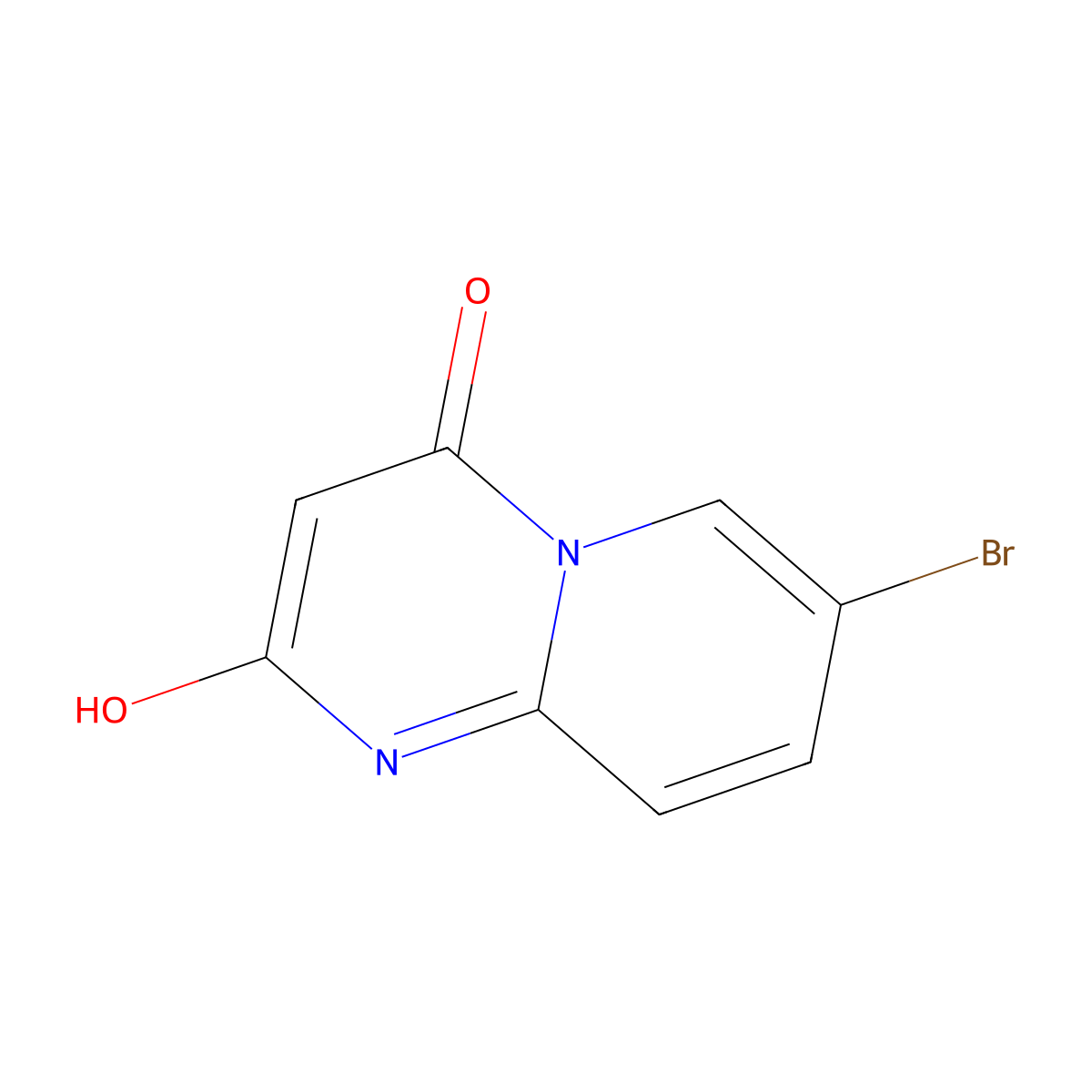 7-bromo-2-hydroxy-4H-pyrido[1,2-a]pyrimidin-4-one molecular structure, CAS 355135-40-9
