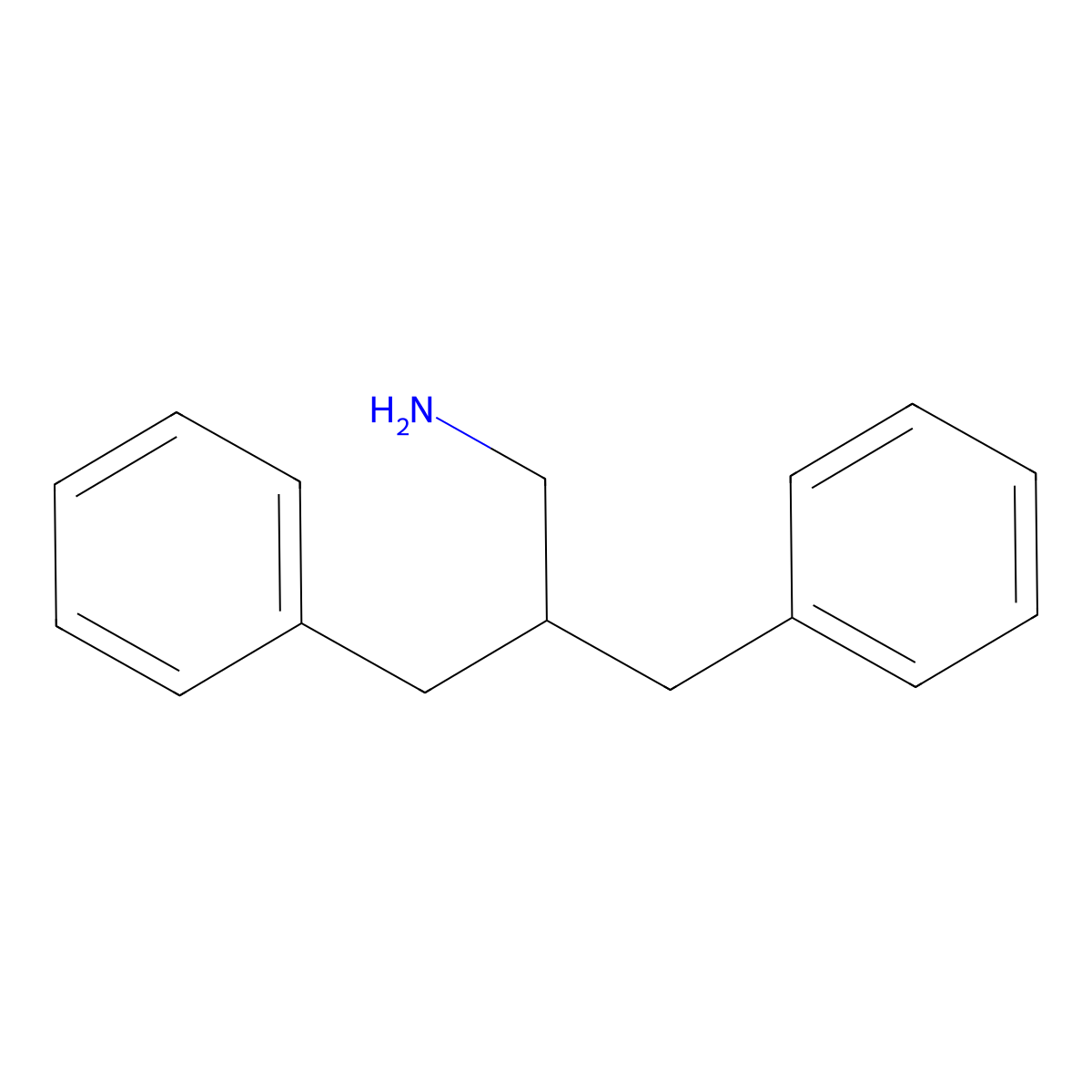 (3-Amino-2-benzylpropyl)benzene molecular structure, CAS 355145-09-4