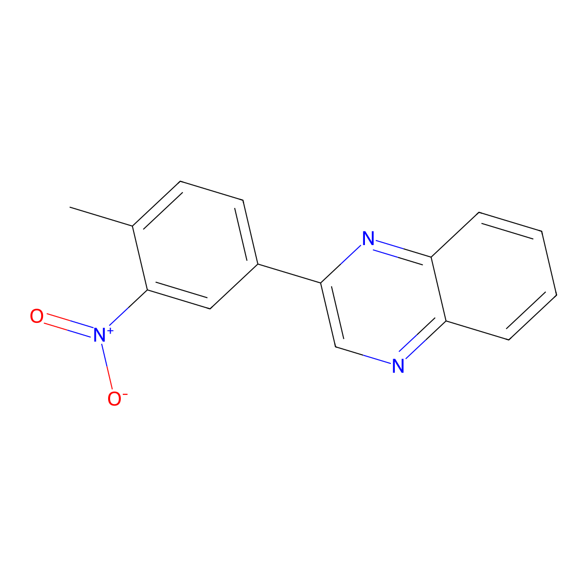 2-(4-Methyl-3-nitrophenyl)quinoxaline molecular structure, CAS 355152-11-3