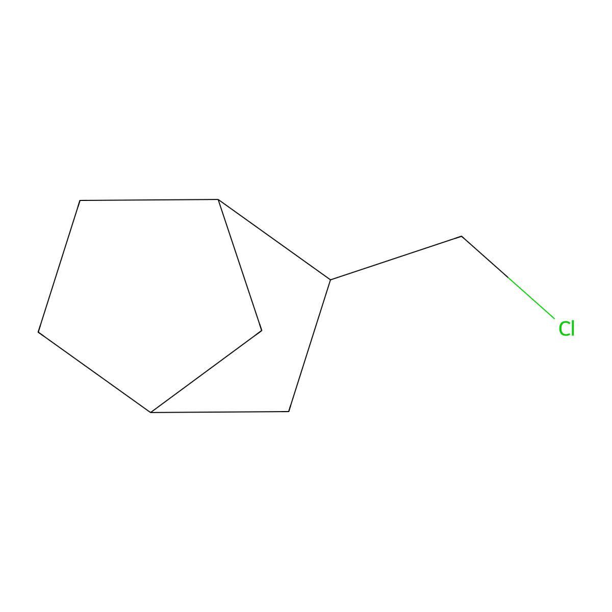2-(Chloromethyl)bicyclo(2.2.1)heptane molecular structure, CAS 35520-66-2