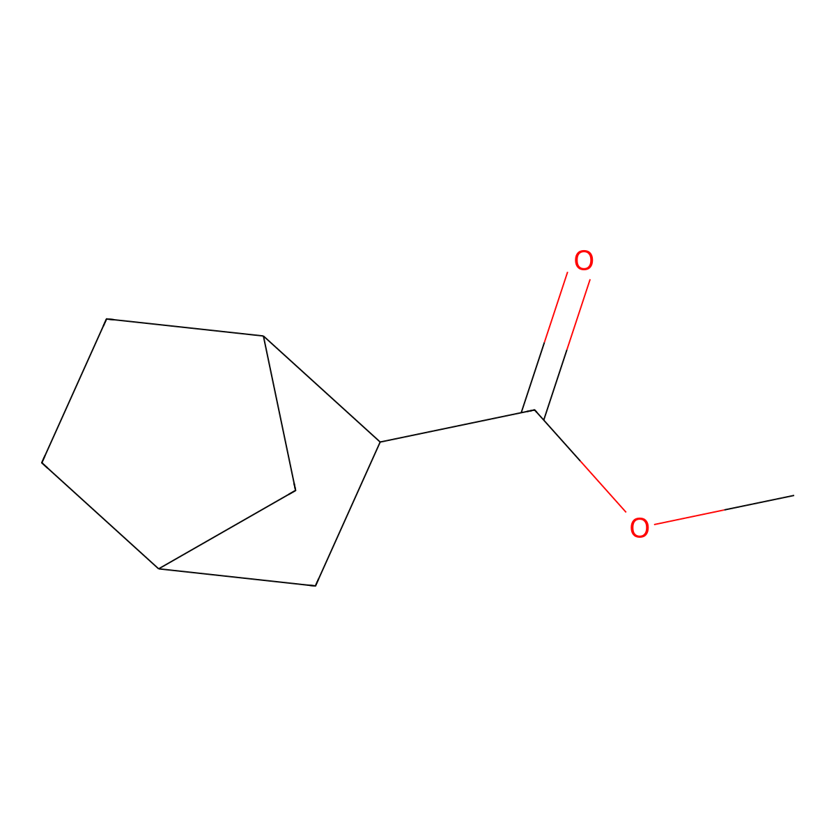 Methyl 2-norbornanecarboxylate molecular structure, CAS 35520-81-1