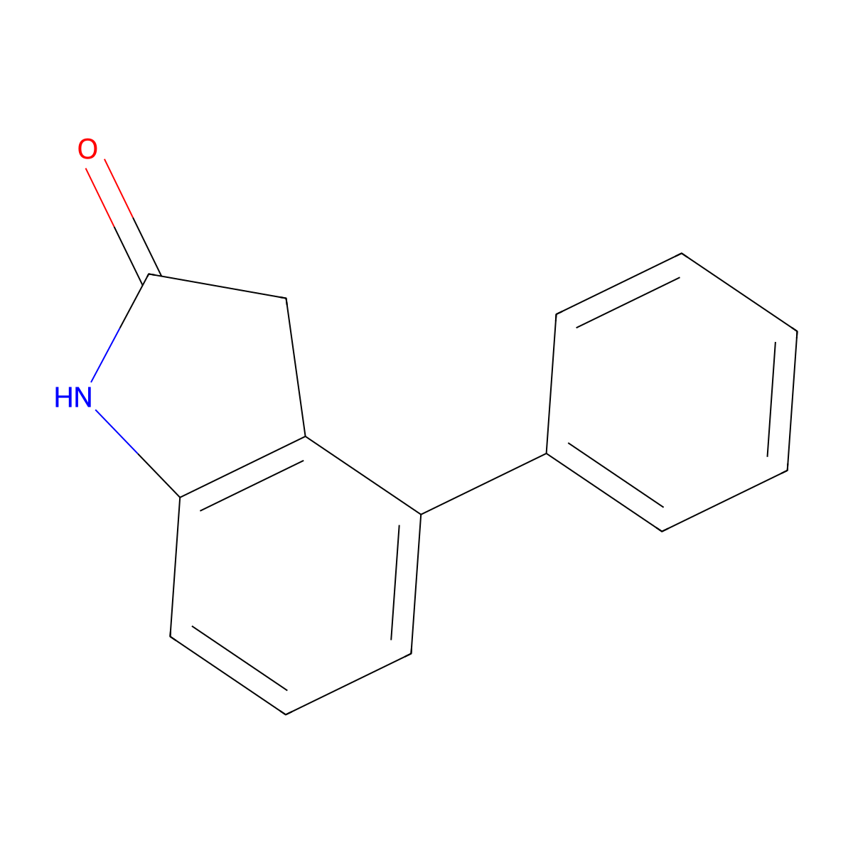4-Phenylindolin-2-one molecular structure, CAS 35523-93-4