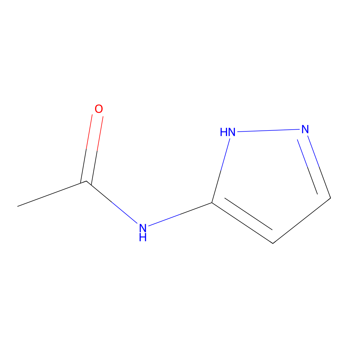 3-Acetylaminopyrazole molecular structure, CAS 3553-12-6