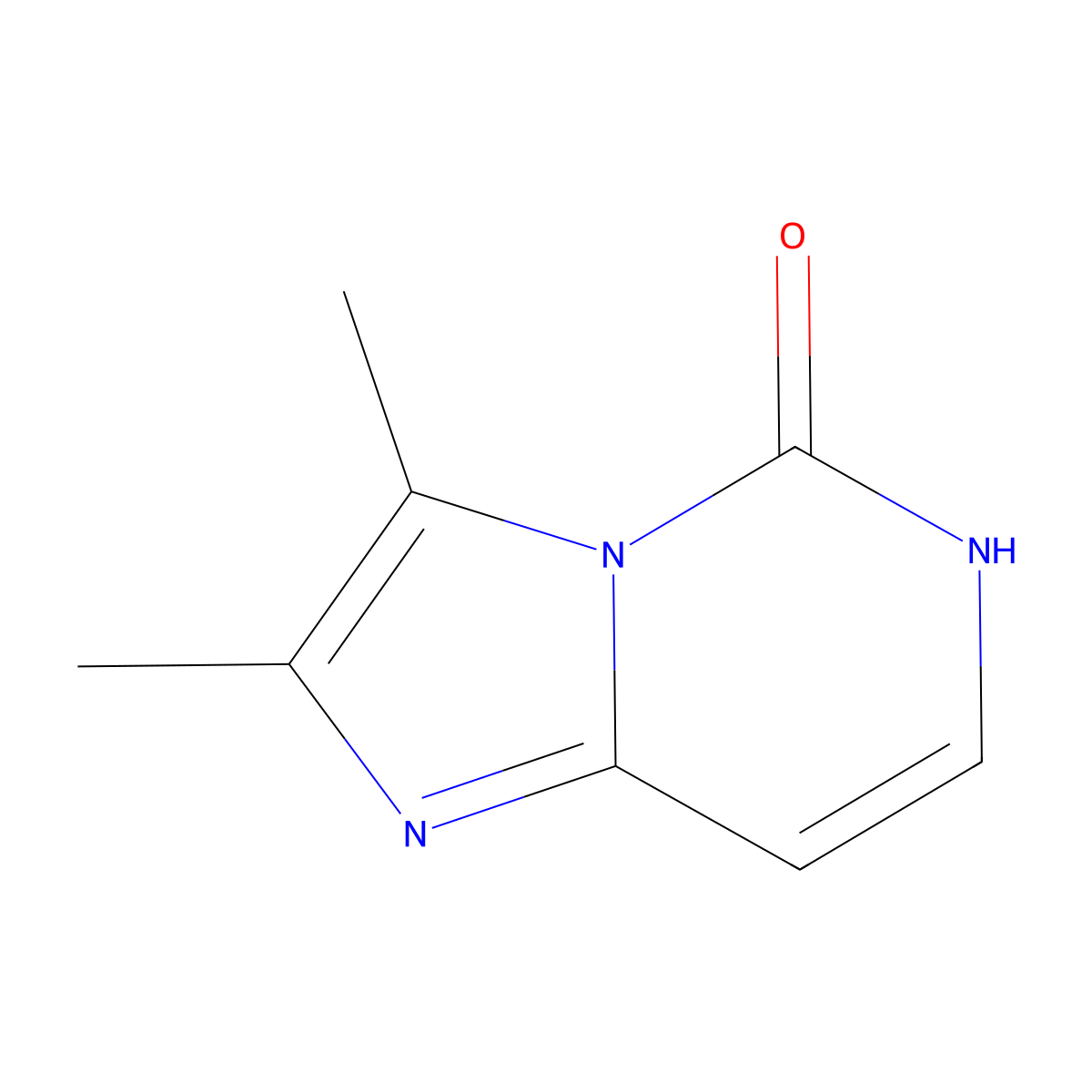 2,3-Dimethylimidazo[1,2-c]pyrimidin-5(6H)-one molecular structure, CAS 35536-41-5