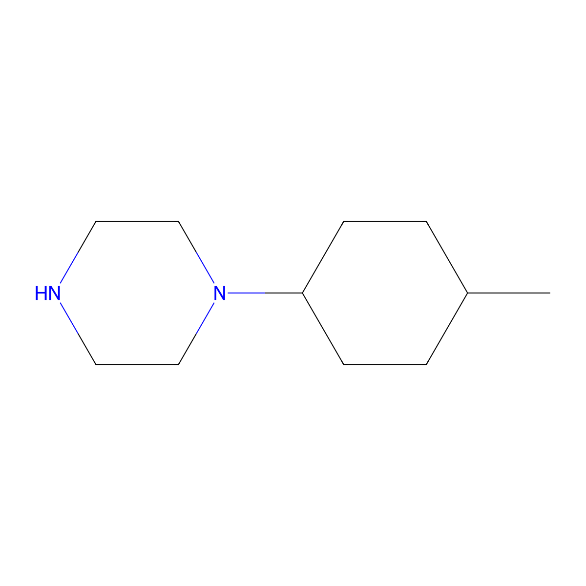 1-(4-Methylcyclohexyl)piperazine molecular structure, CAS 355378-95-9