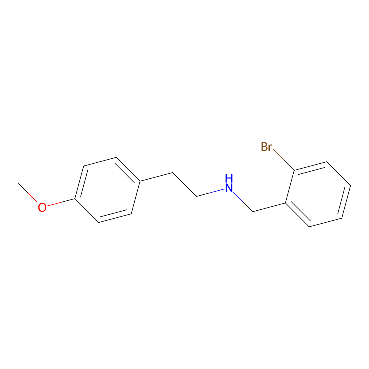 (2-Bromobenzyl)[2-(4-methoxyphenyl)ethyl]amine molecular structure, CAS 355382-49-9