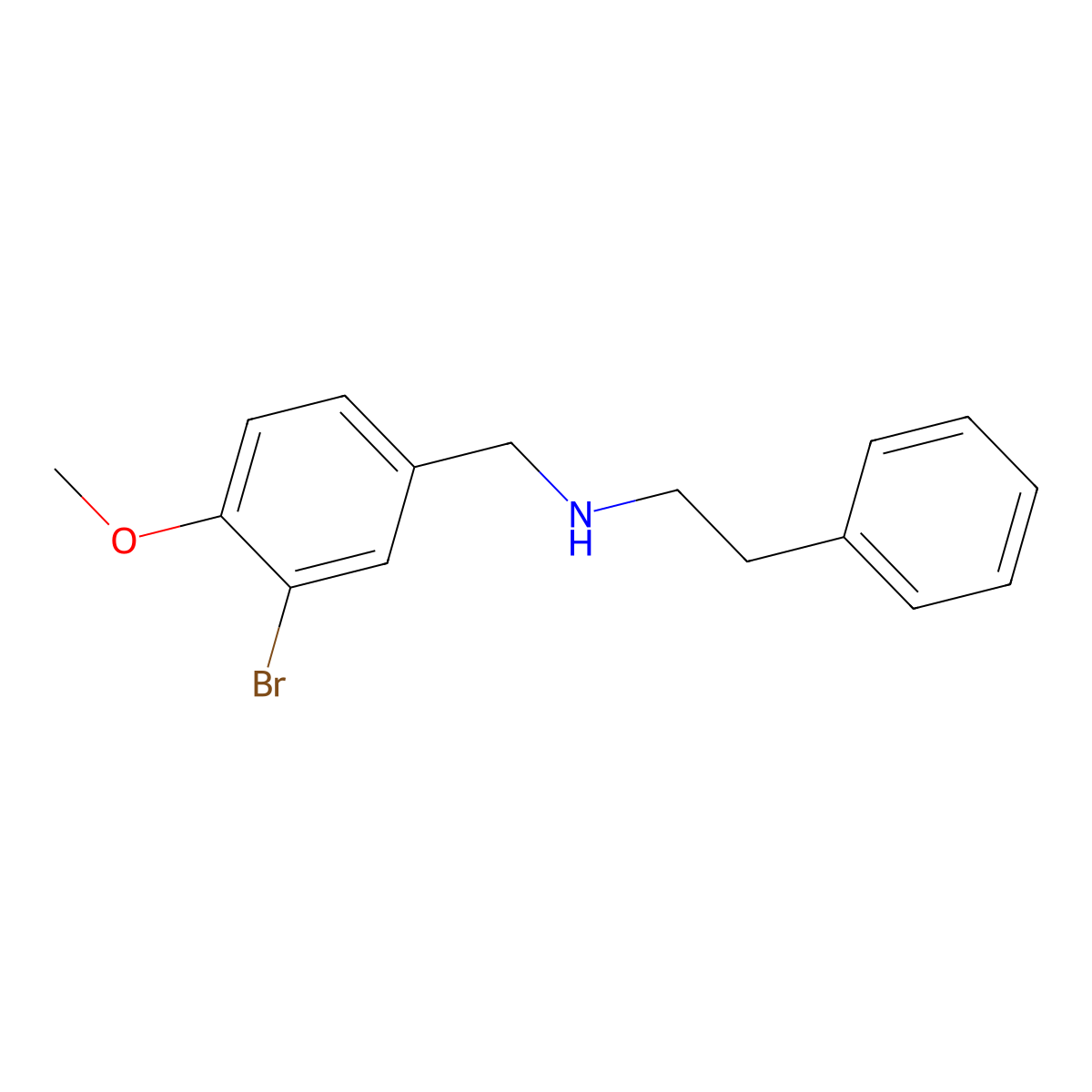 [(3-Bromo-4-methoxyphenyl)methyl](2-phenylethyl)amine molecular structure, CAS 355382-73-9