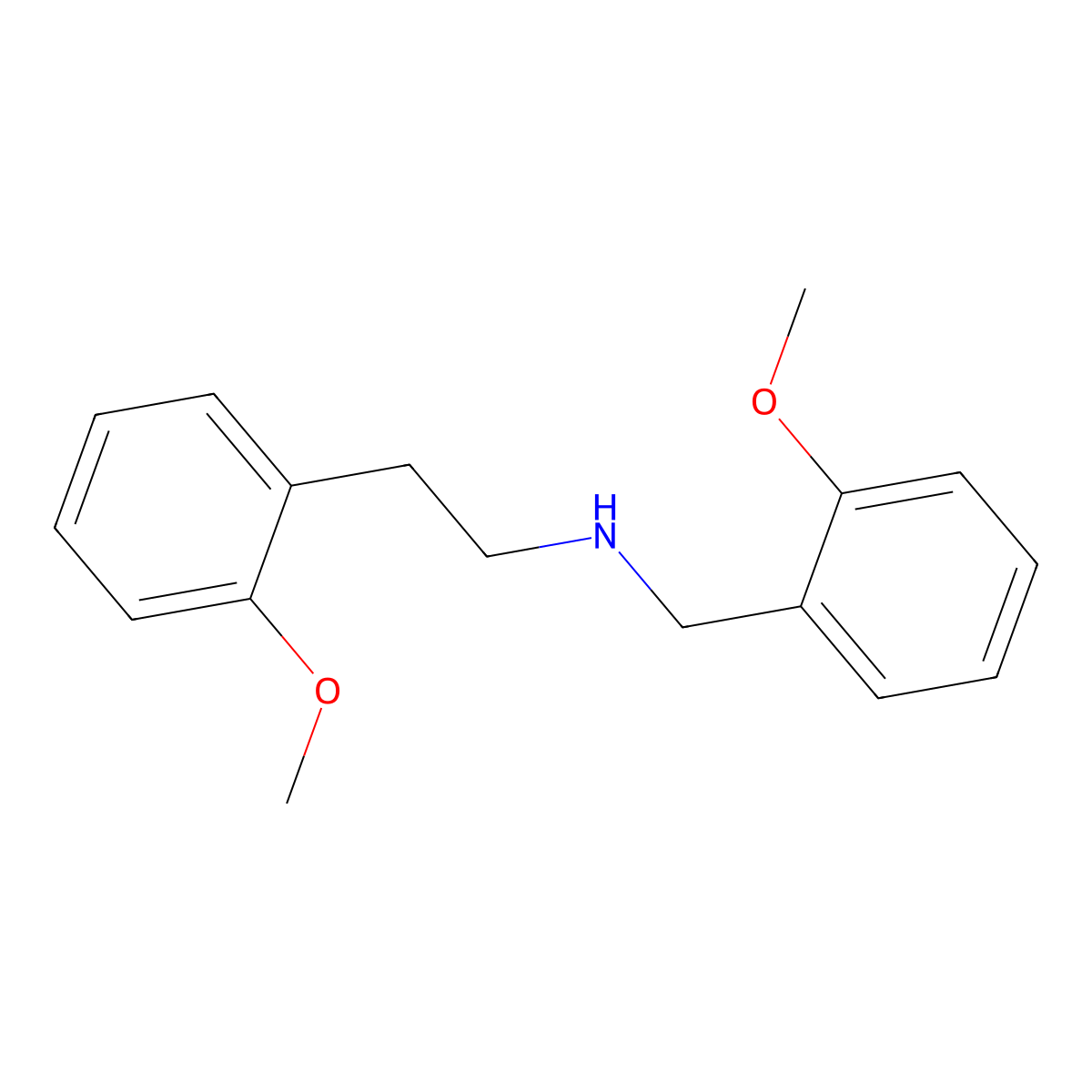 N-(2-methoxybenzyl)-2-(2-methoxyphenyl)ethanamine molecular structure, CAS 355383-11-8