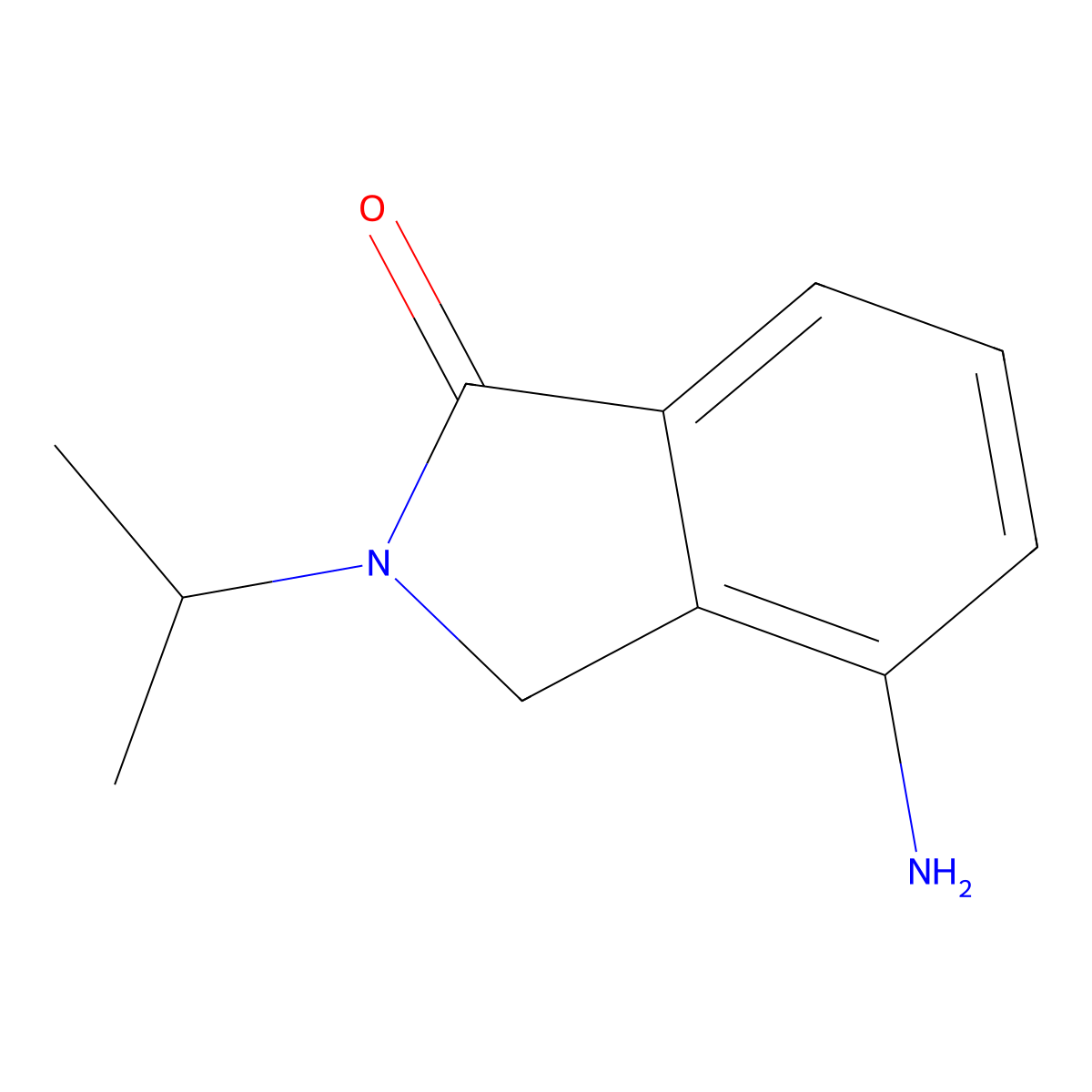 4-Amino-2-(propan-2-YL)-2,3-dihydro-1H-isoindol-1-one molecular structure, CAS 355390-01-1
