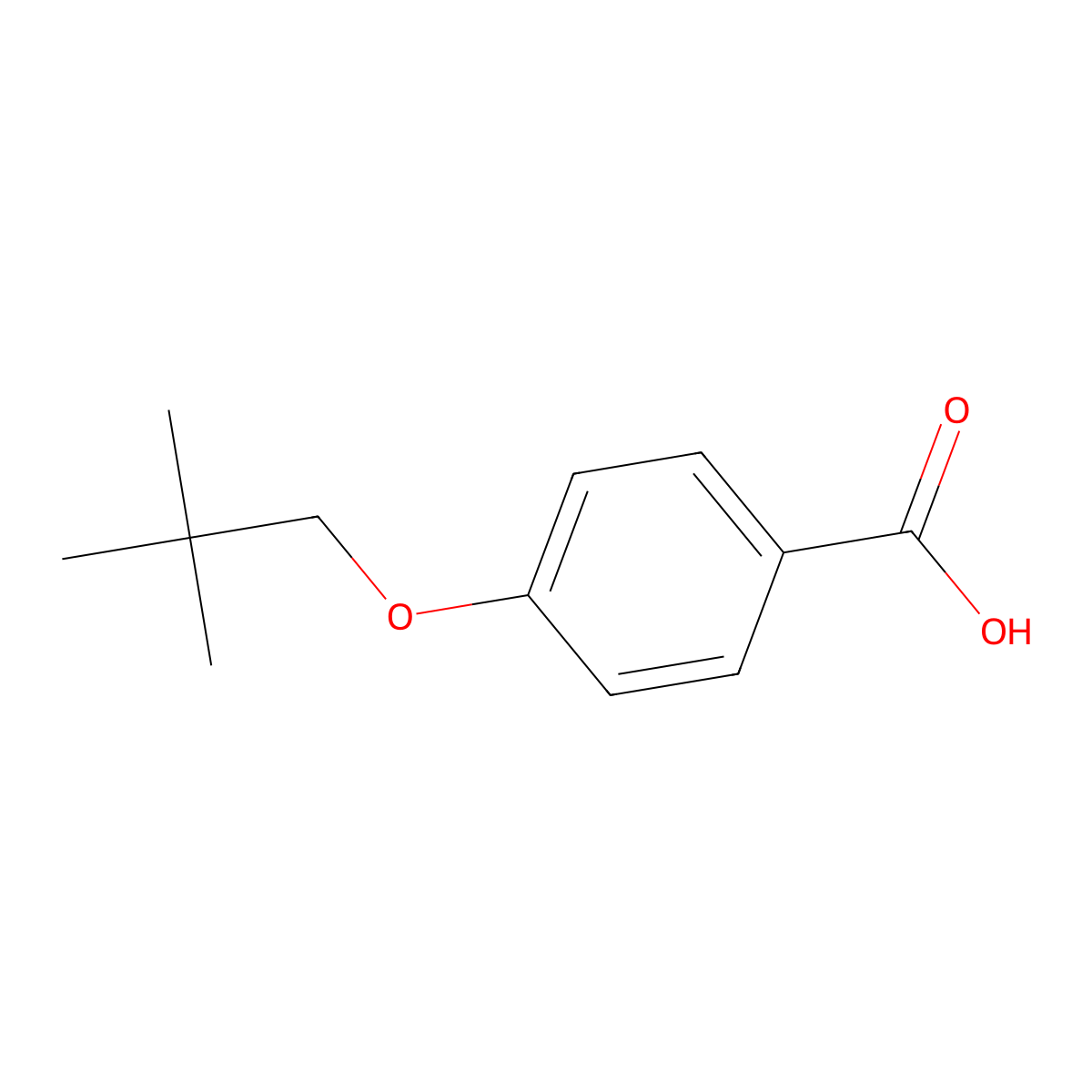 4-(Neopentyloxy)benzoic acid molecular structure, CAS 355391-06-9