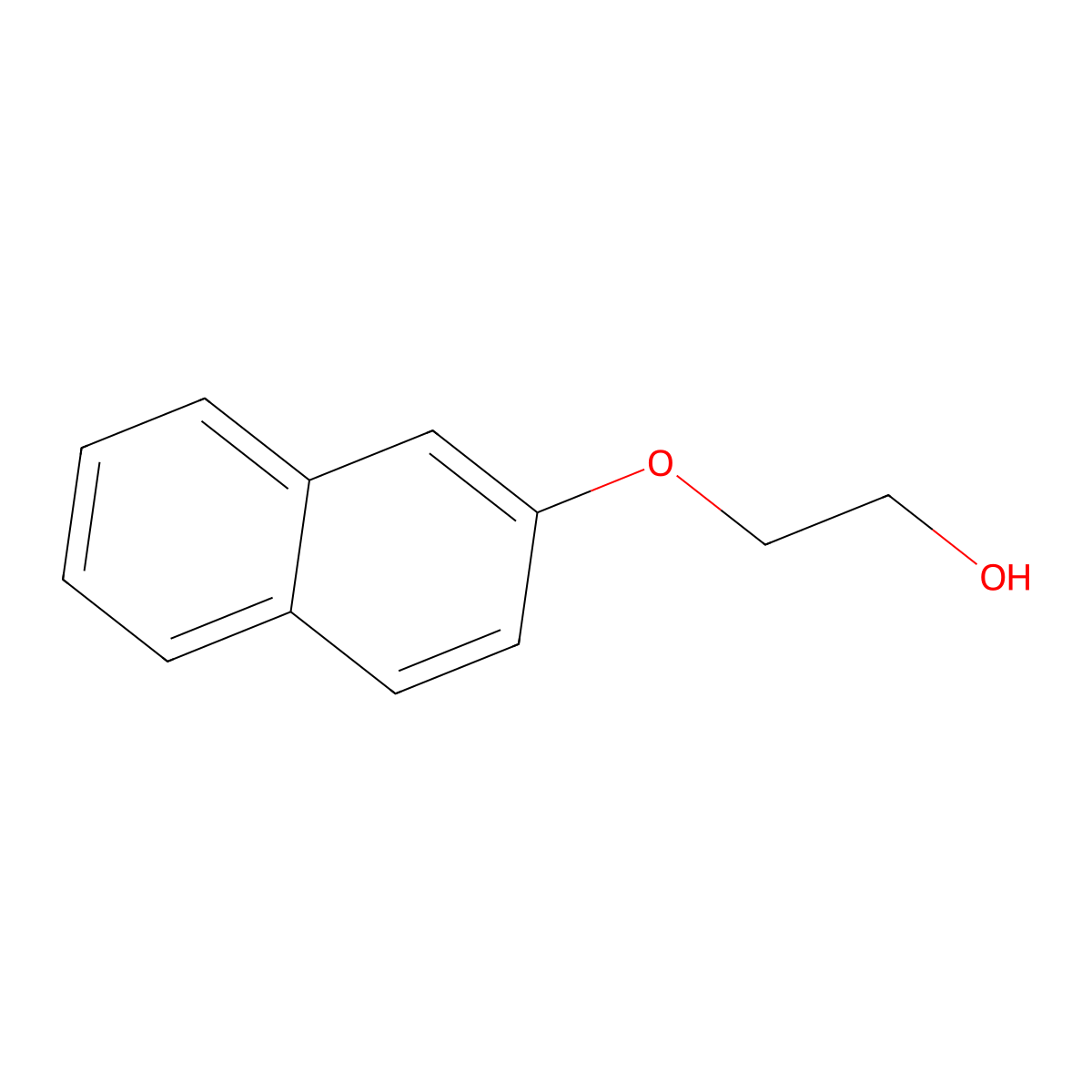 2-(2-Naphthoxy)ethanol molecular structure, CAS 35545-57-4