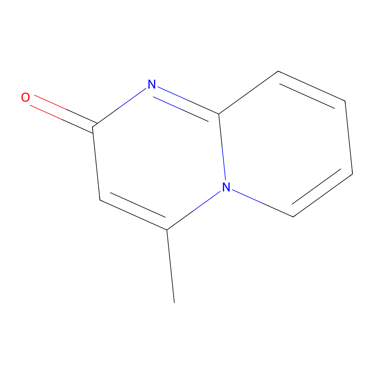 4-Methyl-2H-pyrido[1,2-a]pyrimidin-2-one molecular structure, CAS 35549-22-5