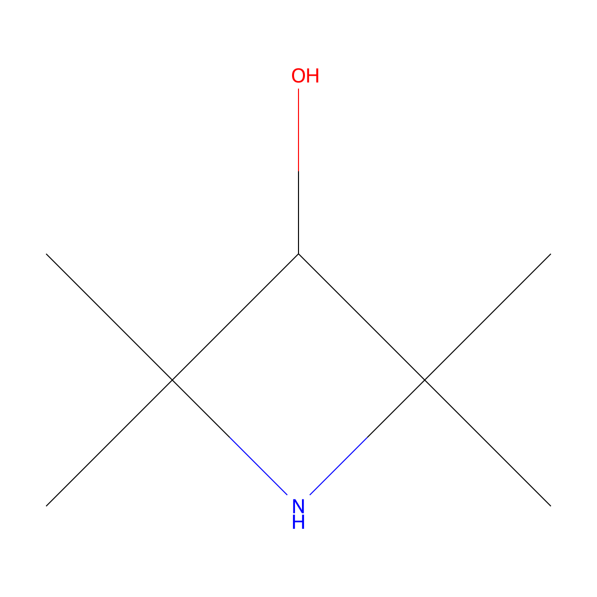 2,2,4,4-Tetramethylazetidin-3-ol molecular structure, CAS 35555-44-3