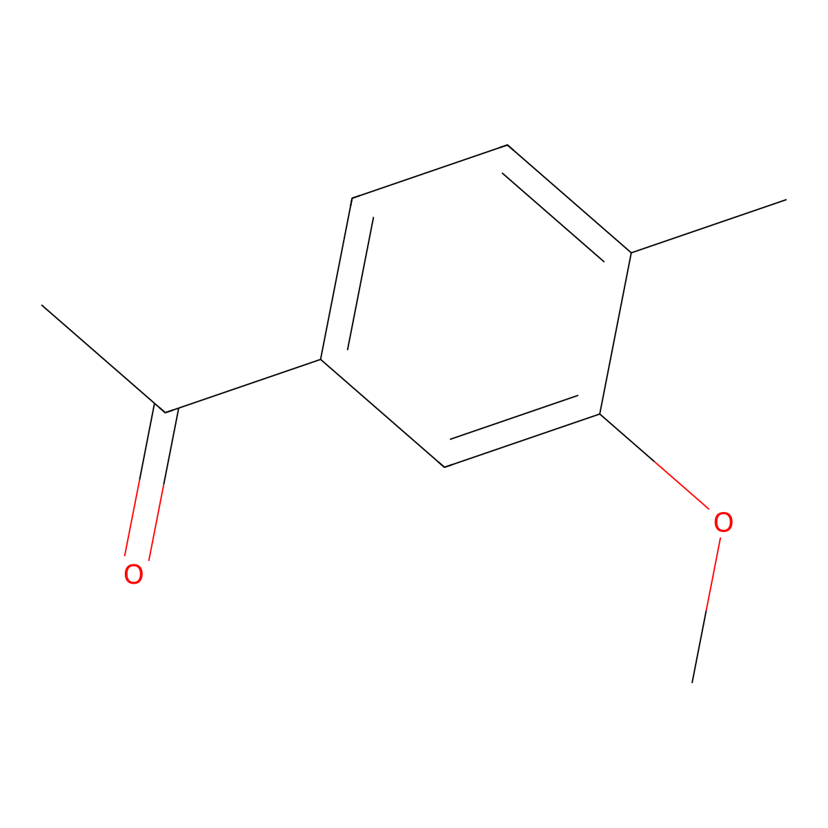 1-(3-Methoxy-4-methylphenyl)ethanone molecular structure, CAS 3556-81-8