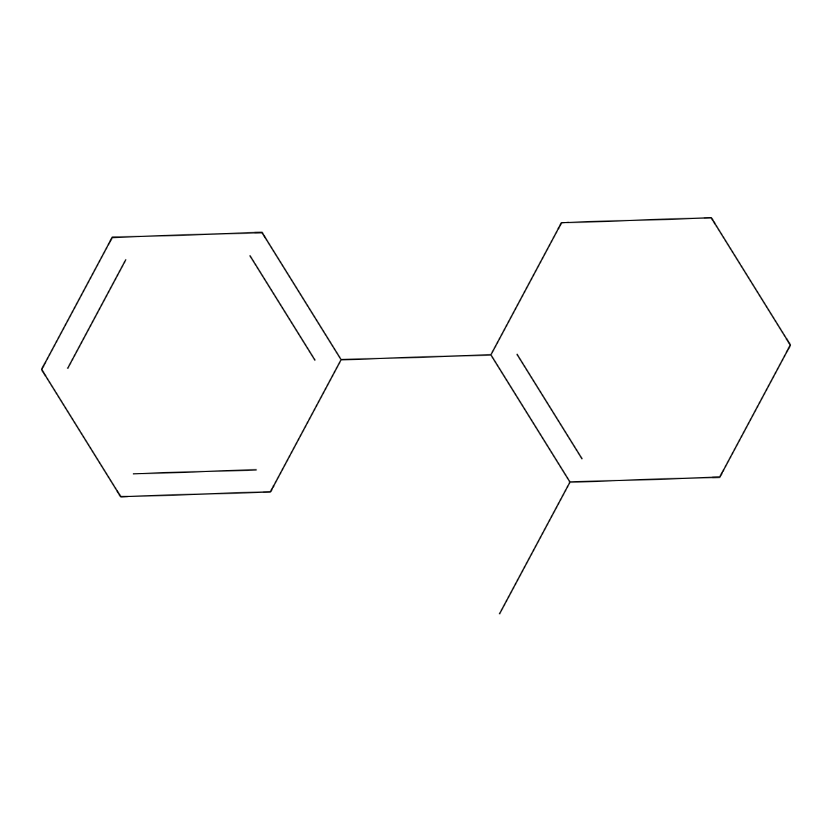 6-Methyl-2,3,4,5-tetrahydro-1,1'-biphenyl molecular structure, CAS 35563-53-2