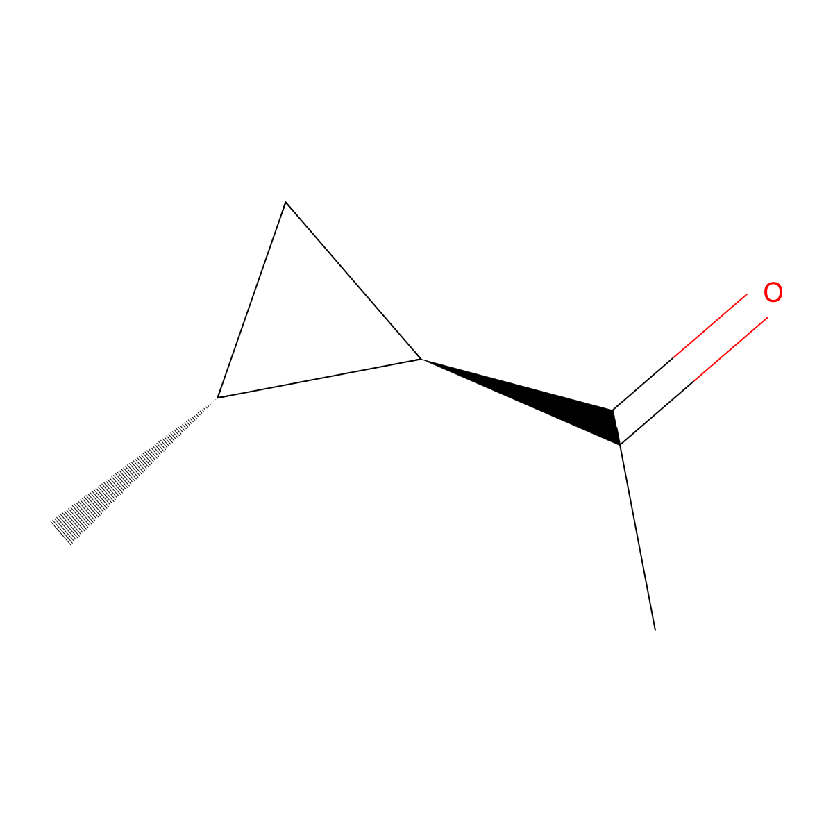 1-((1R,2R)-2-methylcyclopropyl)ethanone molecular structure, CAS 35563-54-3