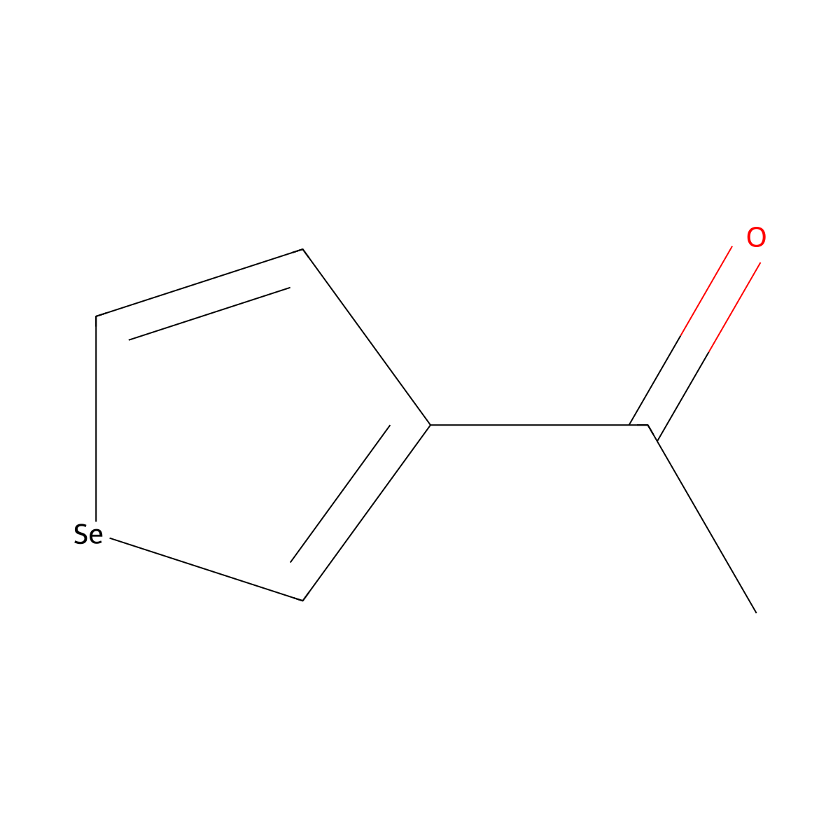 1-Selenophen-3-ylethanone molecular structure, CAS 35577-08-3