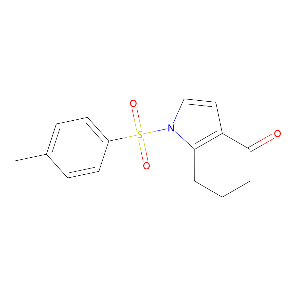 1-[(4-methylphenyl)sulfonyl]-1,5,6,7-tetrahydro-4H-indol-4-one molecular structure, CAS 35577-89-0