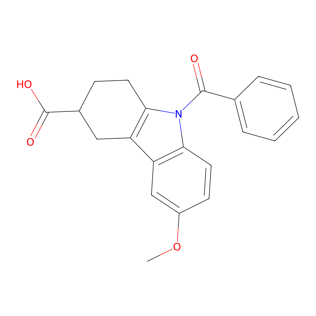 Oxarbazole molecular structure, CAS 35578-20-2