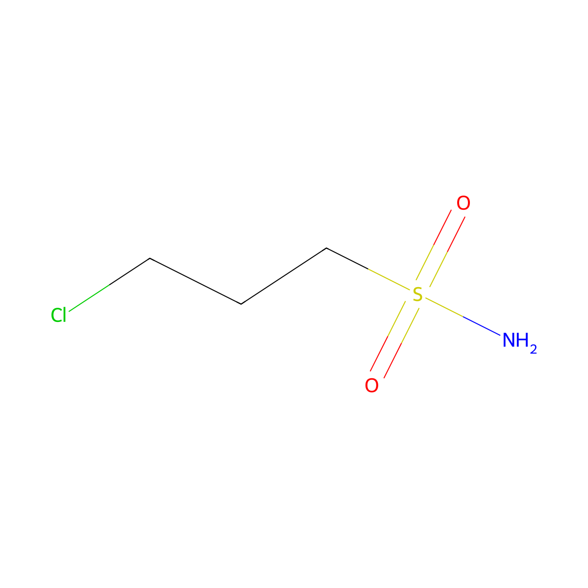 3-Chloropropane-1-sulfonamide molecular structure, CAS 35578-28-0