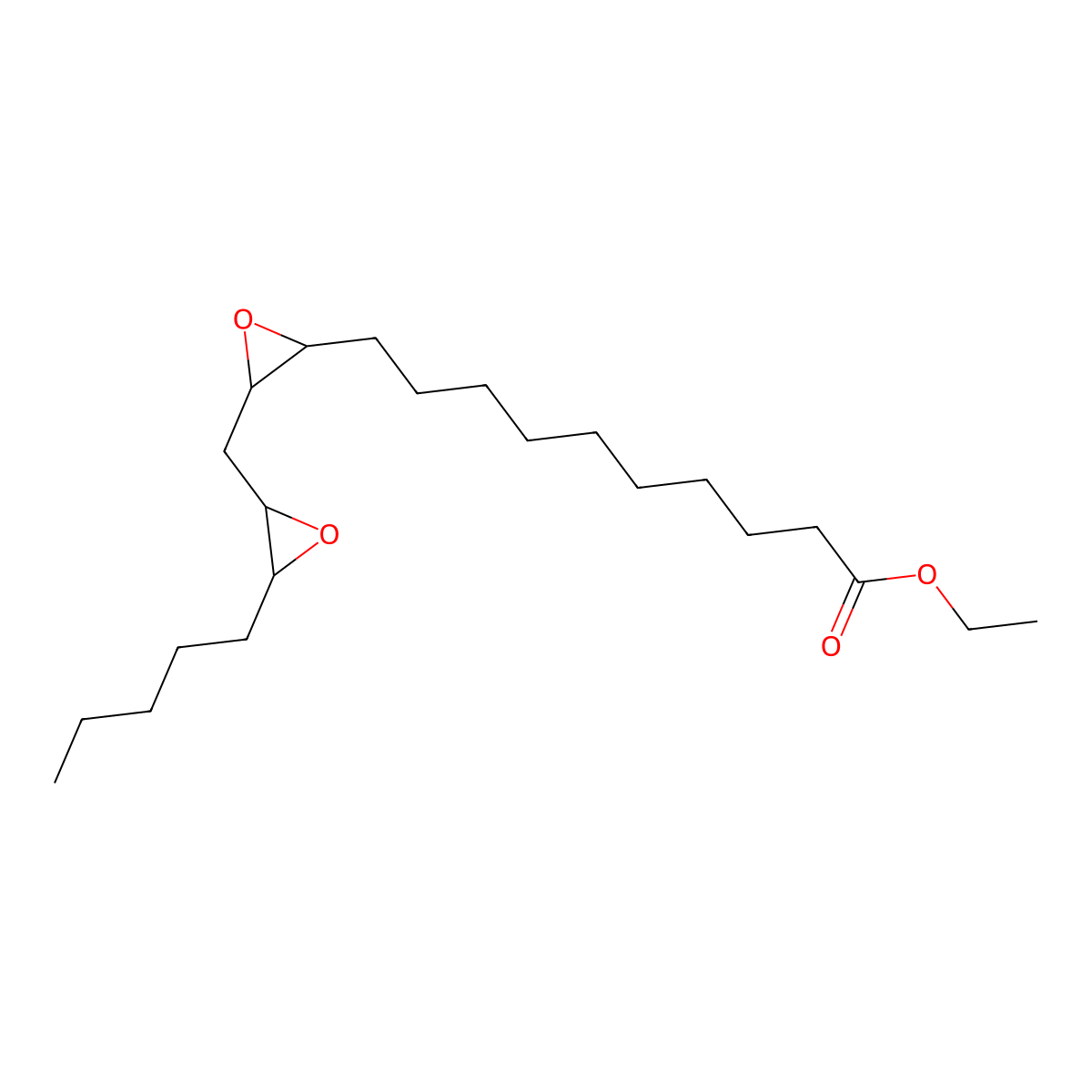 Ethyl 11,14-Diepoxyeicosanoate molecular structure, CAS 355803-78-0