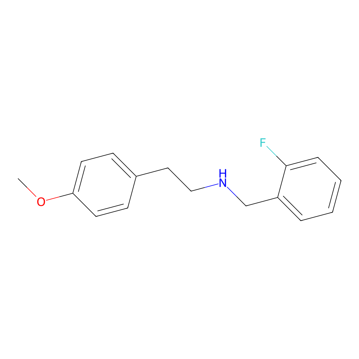 (2-Fluorobenzyl)[2-(4-methoxyphenyl)ethyl]amine molecular structure, CAS 355814-88-9