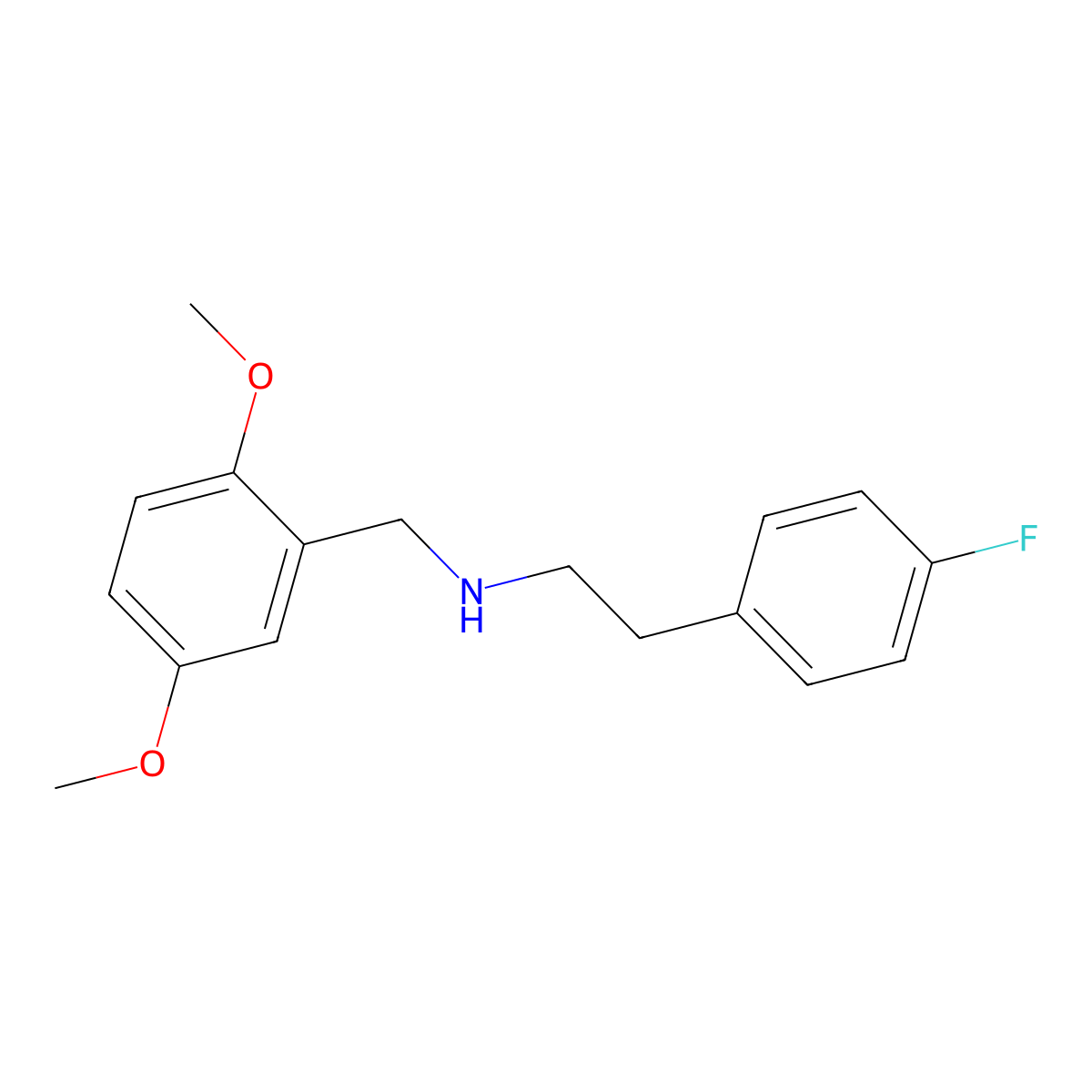 (2,5-Dimethoxybenzyl)[2-(4-fluorophenyl)ethyl]amine molecular structure, CAS 355817-17-3
