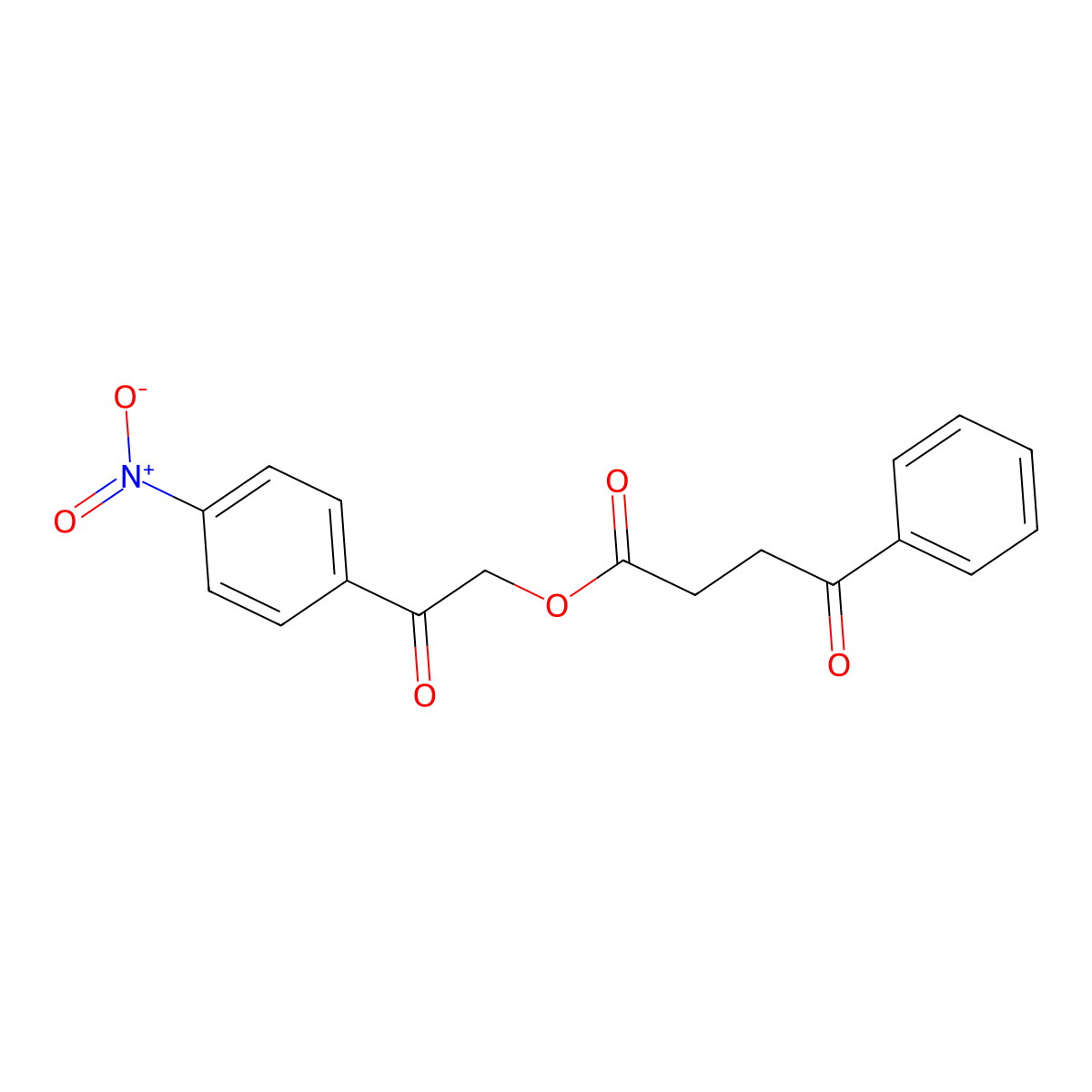 2-(4-Nitrophenyl)-2-oxoethyl 4-oxo-4-phenylbutanoate molecular structure, CAS 355818-75-6