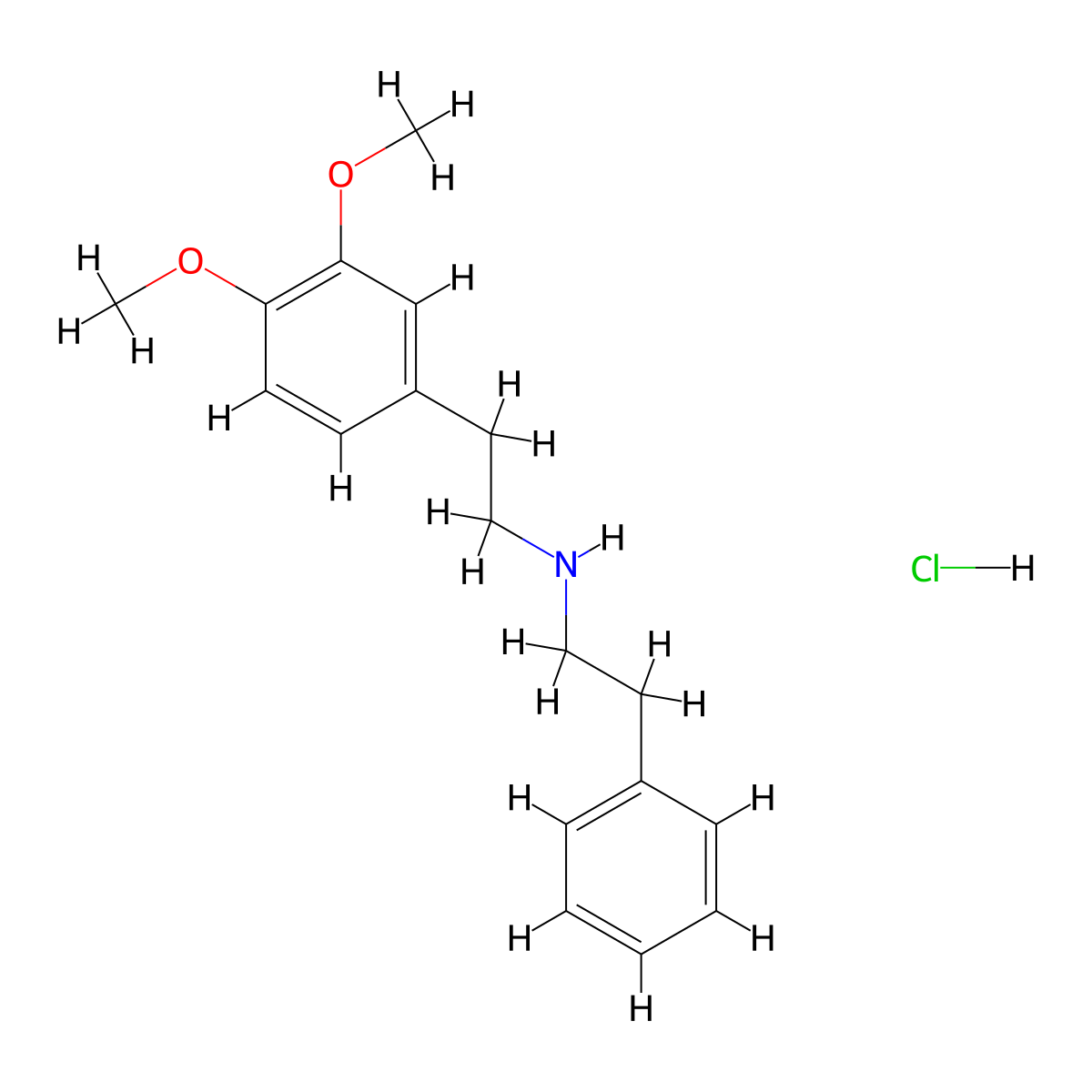 (2-(3,4-Dimethoxyphenyl)ethyl)(2-phenylethyl)amine hydrochloride molecular structure, CAS 35589-98-1