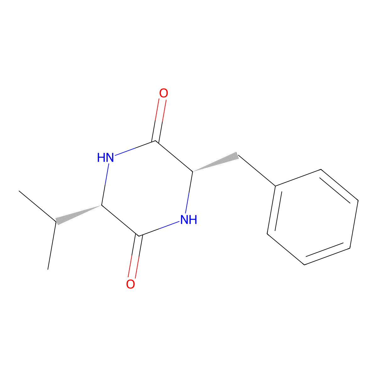 Cyclo(Lphe-L-Val) molecular structure, CAS 35590-86-4