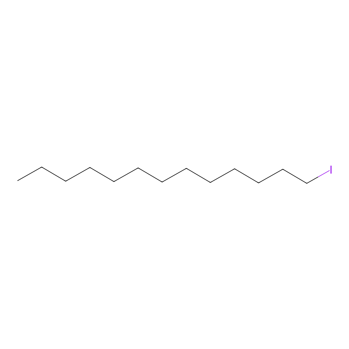 1-Iodotridecane molecular structure, CAS 35599-77-0