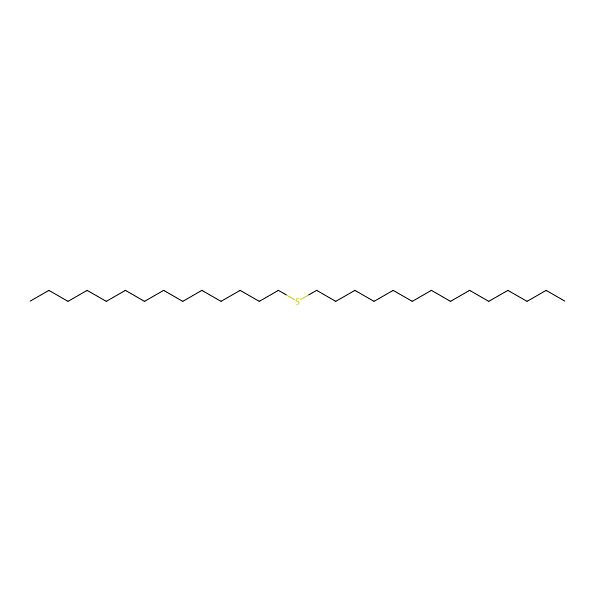 Tetradecyl sulfide molecular structure, CAS 35599-83-8