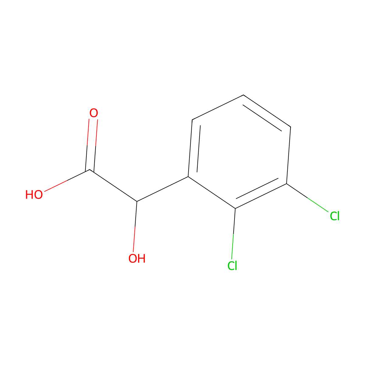 2-(2,3-Dichlorophenyl)-2-hydroxyacetic acid molecular structure, CAS 35599-91-8