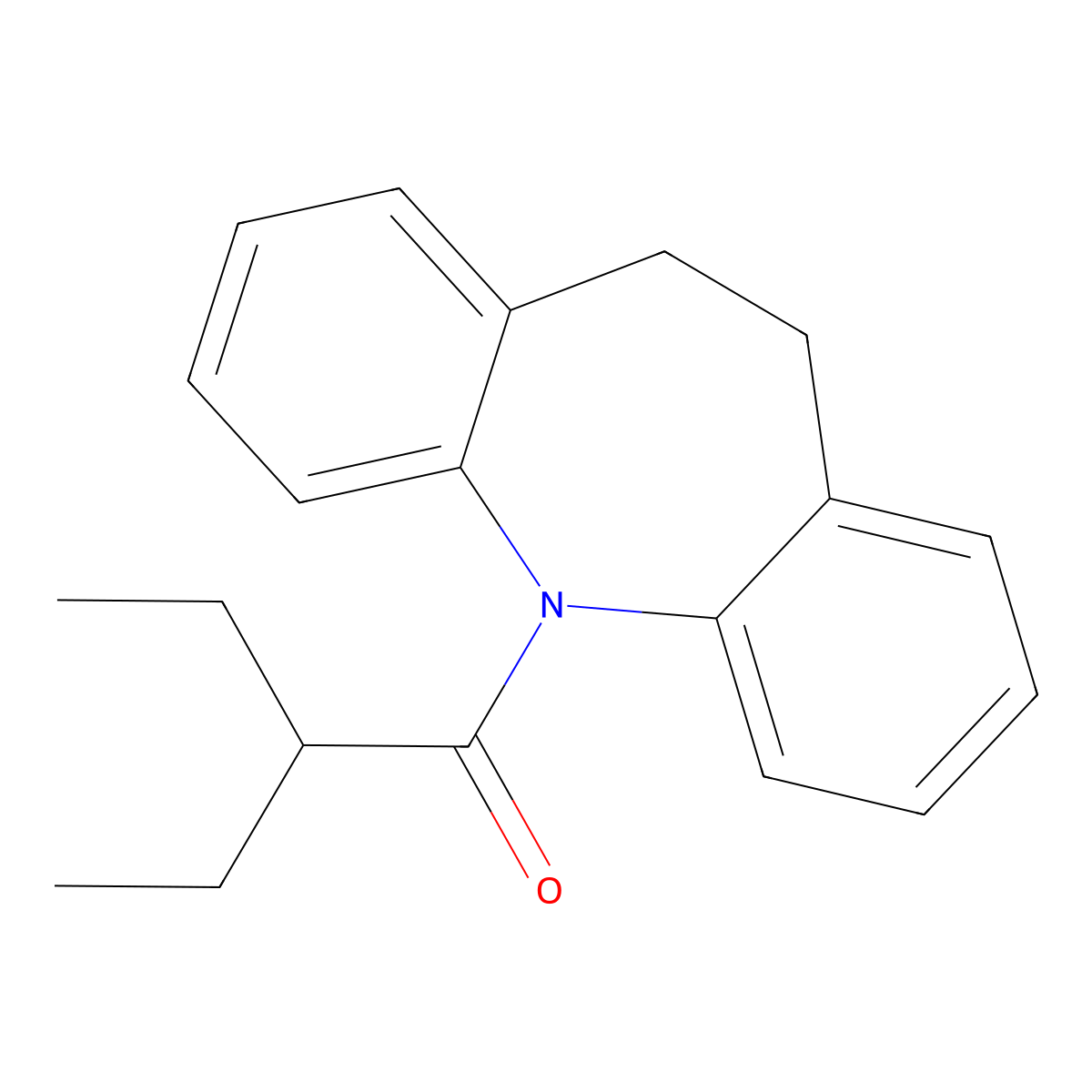 1-{2-Azatricyclo[9.4.0.0^{3,8}]pentadeca-1(11),3(8),4,6,12,14-hexaen-2-yl}-2-ethylbutan-1-one molecular structure, CAS 356085-95-5