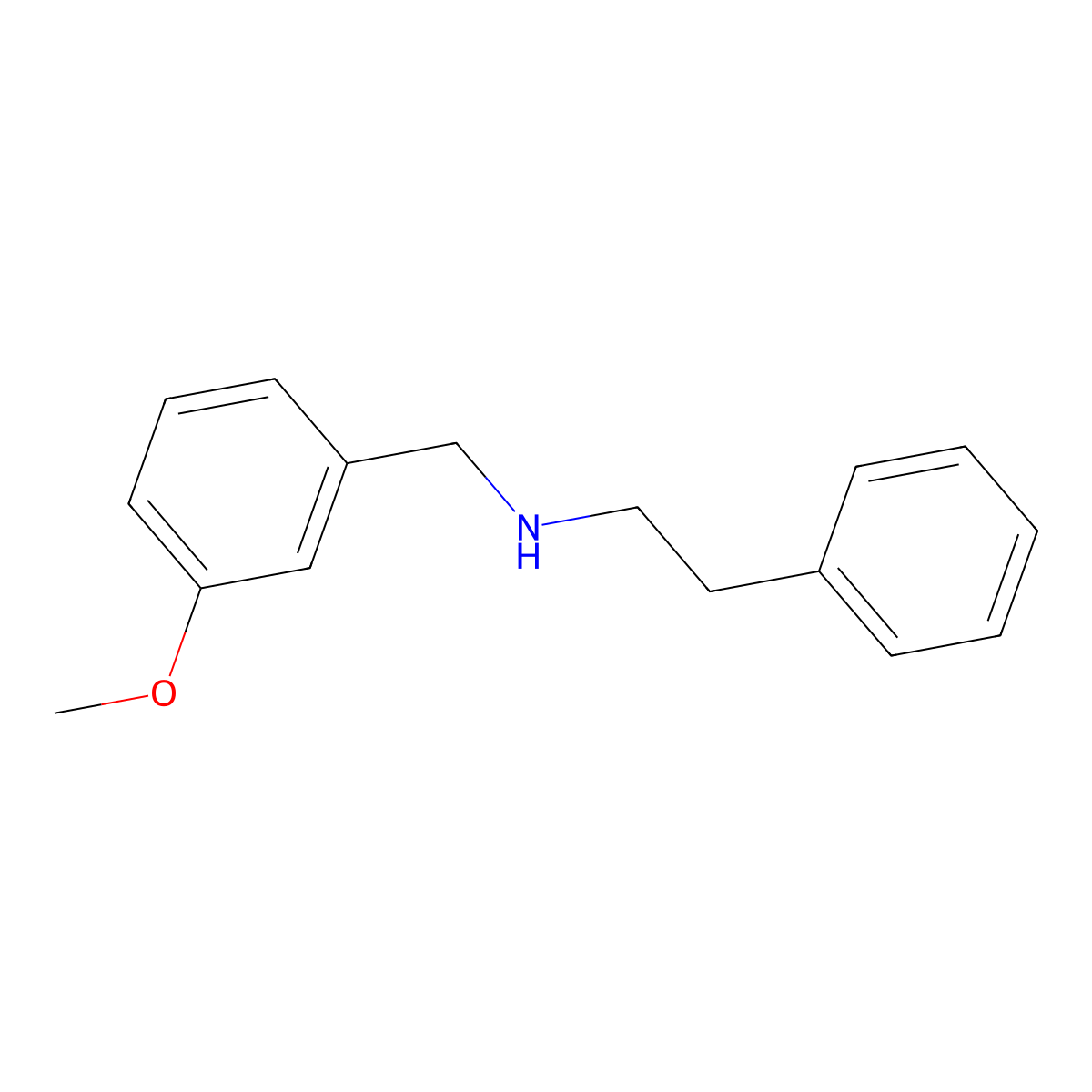(3-Methoxy-benzyl)-phenethyl-amine molecular structure, CAS 356093-33-9