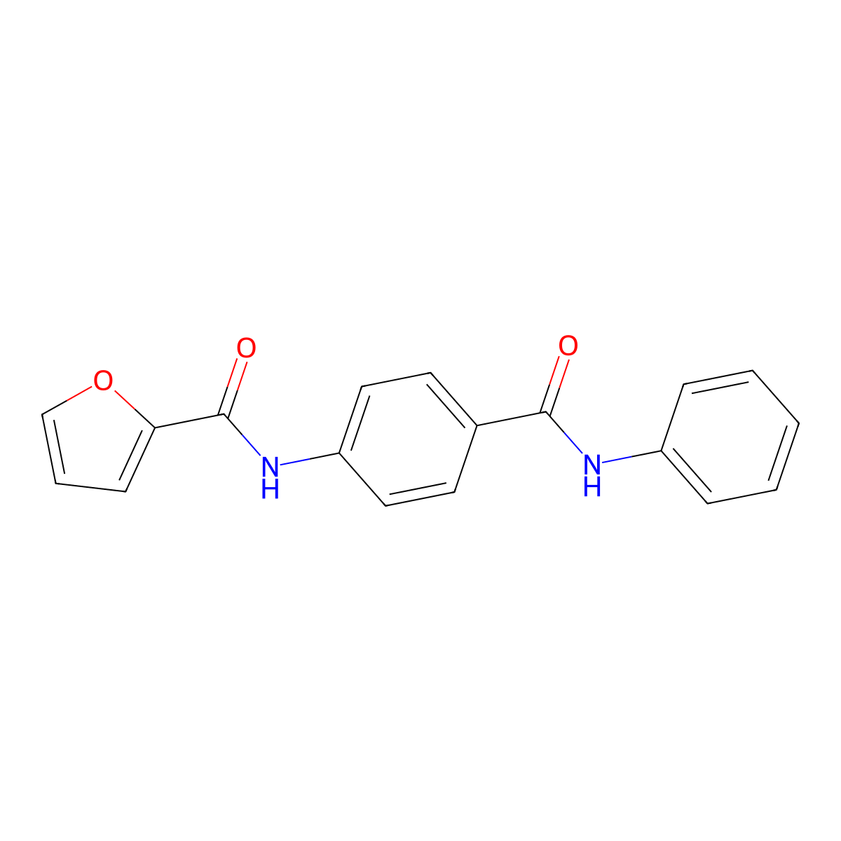 N-[4-(phenylcarbamoyl)phenyl]furan-2-carboxamide molecular structure, CAS 356093-37-3