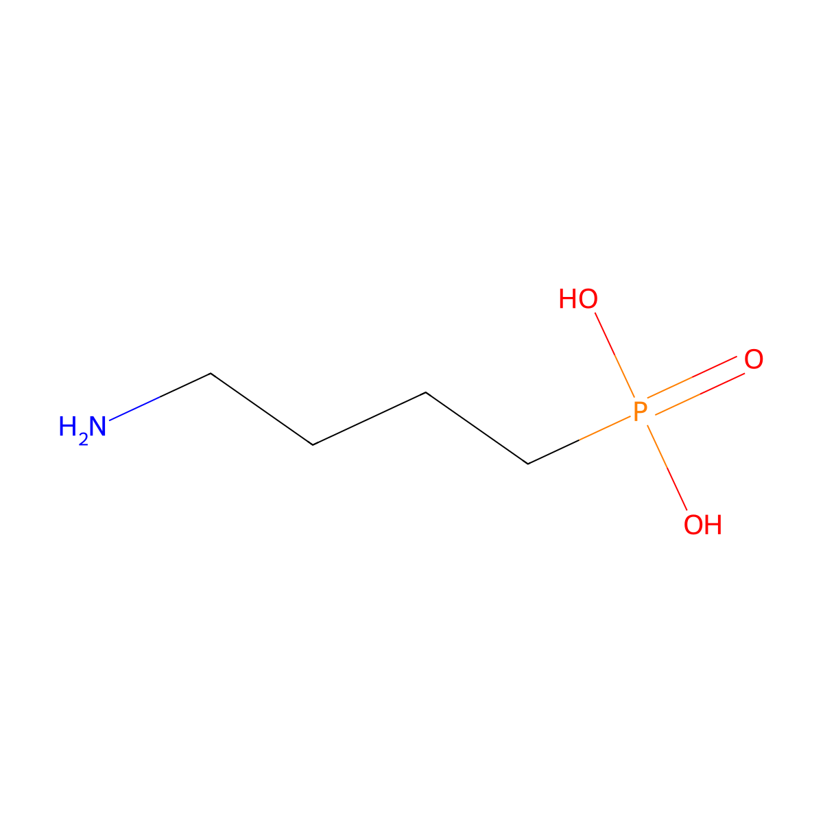4-Aminobutylphosphonic acid molecular structure, CAS 35622-27-6